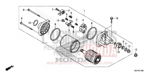 MOTORINO DI AVVIAMENTO CBR650FAJ di 2018